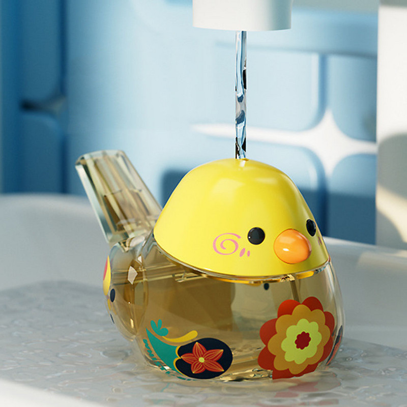 1 gab. Putnu ūdens svilpe ABS materiāls Krāsains putnu ūdens svilpes caurule Putnu pīpe Smieklīga rotaļlieta bērniem dzimšanas dienas dāvanas aksesuāri