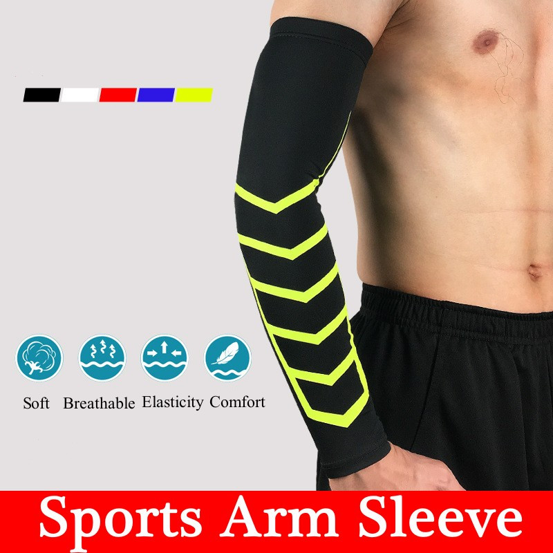 1-osaline hingav võrkpalli käevarrukad naistele, libisemisvastased, libisemisvastased, jooksva korvpalli kätesoojendajad, meeste küünarnukid