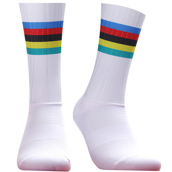 Нови чорапи за колоездене Aero Pro Team 2023 г. Противоплъзгащи се силиконови чорапи за шосейни велосипеди Мъжки спортни Calcetines Ciclismo