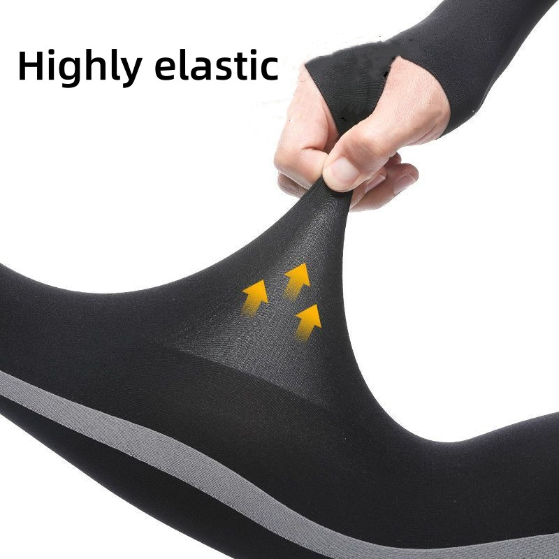 1 paar Unisex Käekaitse Varrukasoojendaja Naised Mehed Sport Varrukad Päikese UV-kaitse Käekato tugi Jooksmine Kalapüük Jalgrattasõit