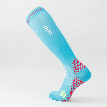 Νέες κάλτσες συμπίεσης MOTO POC Ψηλές κάλτσες Ανδρικές Γυναικείες Αθλητικές Κάλτσες για Μαραθώνιο Ποδηλασία Κάλτσες δρόμου Ποδήλατο Πολυεστέρας μέχρι το γόνατο
