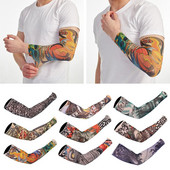 Elastsed lillevarrukad Spordirõivad Unisex käevarre tätoveering varrukad jooksmine