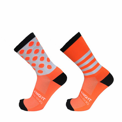 Uue triibuga Dot rattasokid Tippkvaliteediga professionaalse kaubamärgiga spordisokid hingavad jalgrattasokid õuesõidusokid