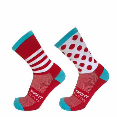 Uue triibuga Dot rattasokid Tippkvaliteediga professionaalse kaubamärgiga spordisokid hingavad jalgrattasokid õuesõidusokid