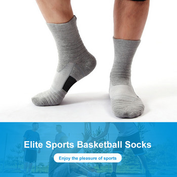 X-TIGER Спортни чорапи Унисекс чорапи за колоездене Мъжки чорапи за спорт на открито Велосипедни обувки Чорапи за шосейни велосипеди Баскетбол за бягане 3 чифта