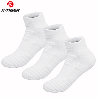 X-TIGER Spordisokid Unisex Jalgrattasokid Meeste Välispordi Sokid Rattajalatsid Maanteerattasokid Jooksukorvpall 3 paari