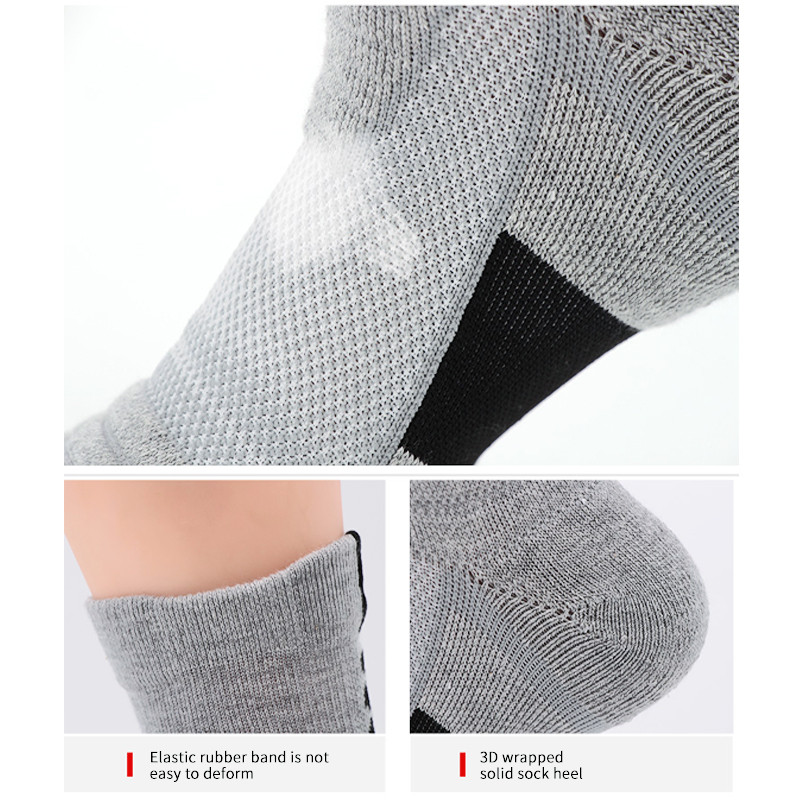 X-TIGER Spordisokid Unisex Jalgrattasokid Meeste Välispordi Sokid Rattajalatsid Maanteerattasokid Jooksukorvpall 3 paari