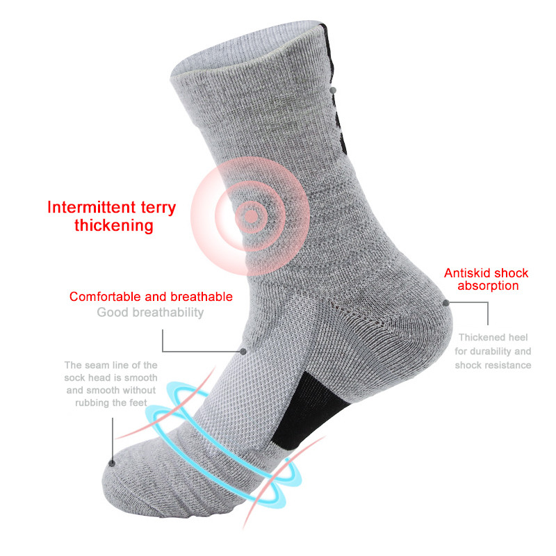 X-TIGER Spordisokid Unisex Jalgrattasokid Meeste Välispordi Sokid Rattajalatsid Maanteerattasokid Jooksukorvpall 3 paari