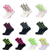 Νέα SKYKNIGHT 2style Compression Stripe Dot κάλτσες ποδηλάτου Ανδρικές Γυναικείες κάλτσες ποδηλασίας Επαγγελματικές αθλητικές αναπνέουσες κάλτσες αγωνιστικών ποδηλάτων