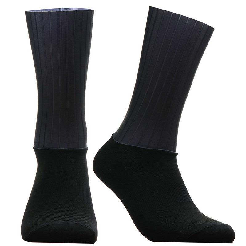 Pro BikeTeam bezšuvju silikagela pretslīdes aerosola zeķes velosipēda skriešanas sporta zeķes