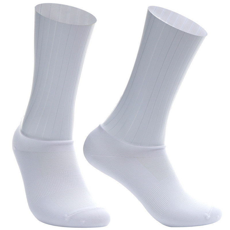 Pro BikeTeam bezšuvju silikagela pretslīdes aerosola zeķes velosipēda skriešanas sporta zeķes