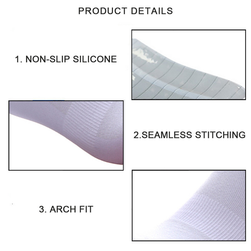 Pro BikeTeam bezšuvju silikagela pretslīdes aerosola zeķes velosipēda skriešanas sporta zeķes