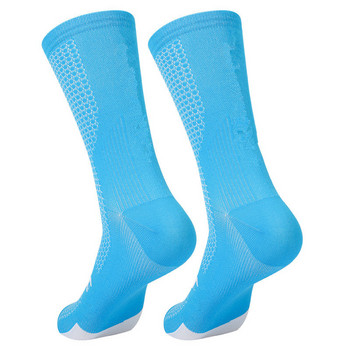 Спорт Топ Нов професионално качество Марка Велосипедни чорапи Дишащи чорапи Велосипедни чорапи Състезания на открито Голям размер Мъже Жени