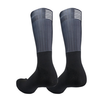 Νέες κάλτσες ποδηλασίας Καλοκαιρινές δροσερές αναπνεύσιμες αντιολισθητικές κάλτσες σιλικόνης Pro Competition Aero Sports Bike Running Κάλτσες Calcetines Ciclismo