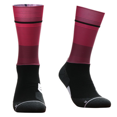 2023. gada jaunas bezšuvju pretslīdes riteņbraukšanas zeķes Profesionālās velosipēdistu komandas Aero Socks Outdoor Sport Road Bicycle Kompresijas zeķes Unisex