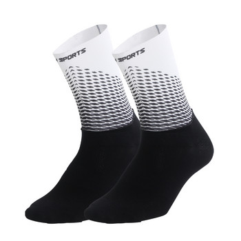 Нови високотехнологични чорапи за колоездене Двустранни противоплъзгащи интегрални формовани чорапи за велосипеди Мъже Жени Спорт на открито Чорап за бягане