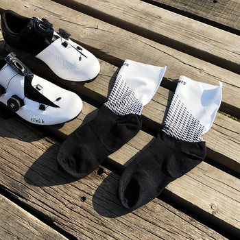 Νέες υψηλής τεχνολογίας κάλτσες ποδηλασίας διπλής όψης Αντιολισθητικές ενσωματωμένες κάλτσες ποδηλάτου ανδρικές γυναικείες κάλτσες για τρέξιμο εξωτερικού χώρου