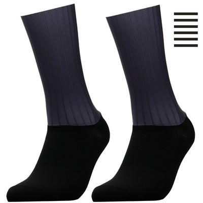 Jaunas Silikona Pretslīdes Bezšuvju Velo Zeķes Vīriešu Pro Aero Zeķes Elpojošas Nodiluma Road rapha Velosipēdu Zeķes Calcetines Ciclismo