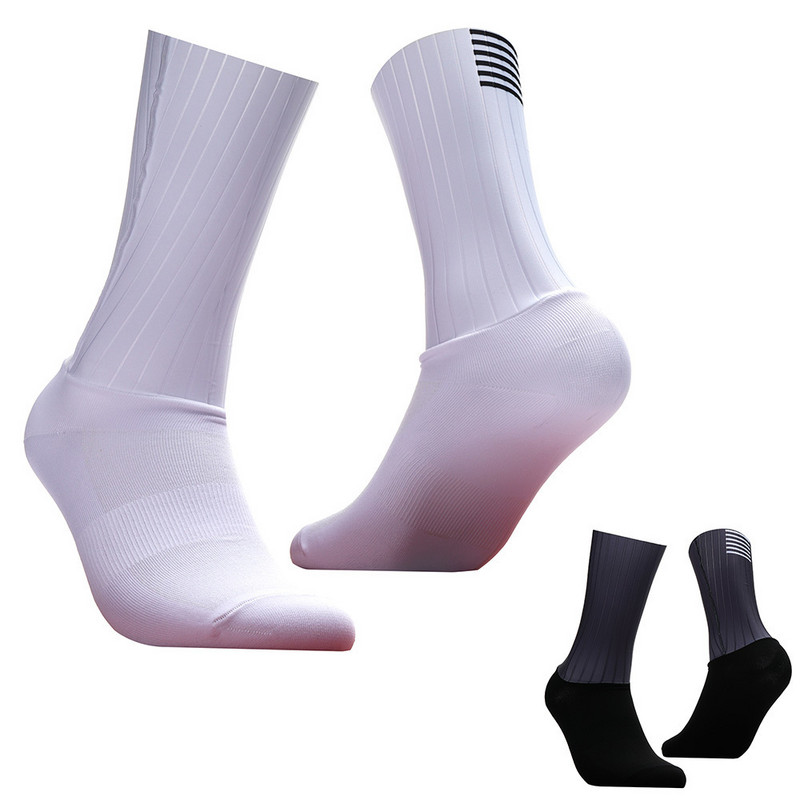 Jaunas Silikona Pretslīdes Bezšuvju Velo Zeķes Vīriešu Pro Aero Zeķes Elpojošas Nodiluma Road rapha Velosipēdu Zeķes Calcetines Ciclismo