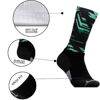 професия 2023 Велосипедни чорапи Slip Silicone Summer Aero Мъжки Coolmax Колоездене Велосипедни чорапи Breathbale Баскетболни чорапи