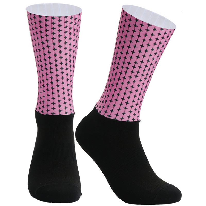 profesie 2023 șosete de ciclism alunecare din silicon de vară Aero pentru bărbați Coolmax ciclism echitație șosete de bicicletă șosete de baschet pentru respirație