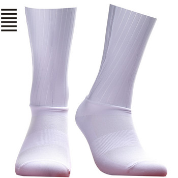 Силиконови нови безшевни чорапи за колоездене против хлъзгане Мъжки чорапи Pro Aero Дишащи устойчиви на износване Road rapha Bike Socks Calcetines Ciclismo