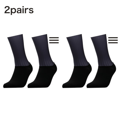 Silikona Jaunas Pretslīdes Bezšuvju Velo zeķes Vīriešu Pro Aero Zeķes Elpojošas Nodiluma Road rapha Velosipēdu zeķes Calcetines Ciclismo