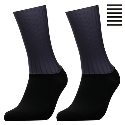 Silikona Jaunas Pretslīdes Bezšuvju Velo zeķes Vīriešu Pro Aero Zeķes Elpojošas Nodiluma Road rapha Velosipēdu zeķes Calcetines Ciclismo