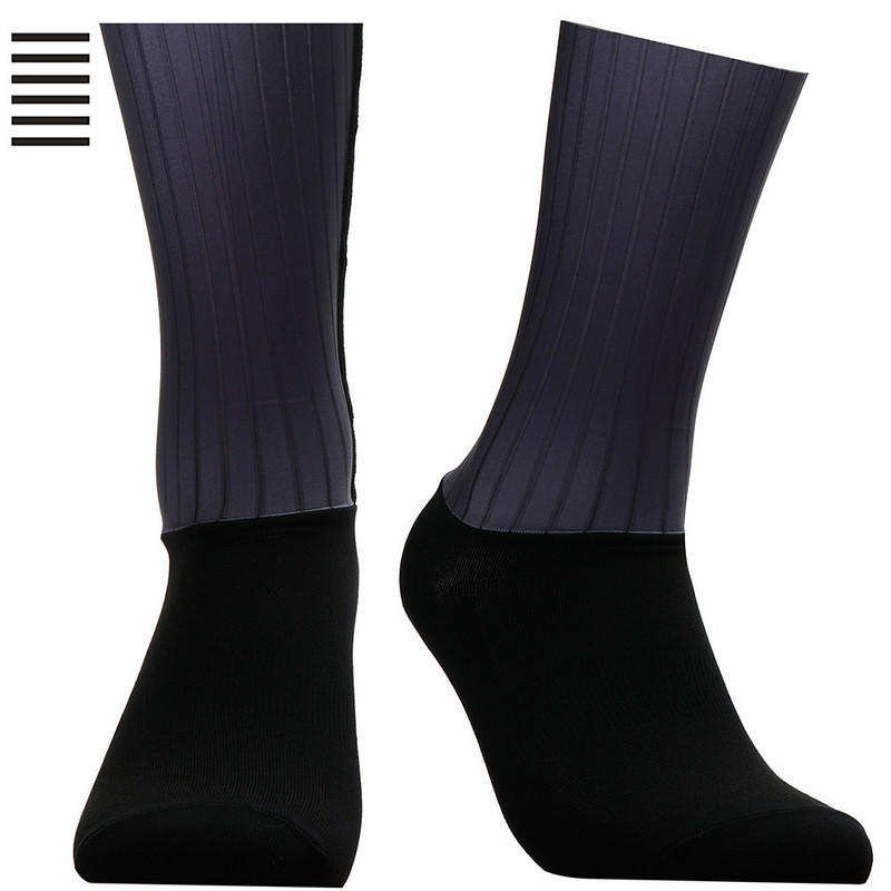 Silikona Jaunas Pretslīdes Bezšuvju Velo zeķes Vīriešu Pro Aero Zeķes Elpojošas Nodiluma Road rapha Velosipēdu zeķes Calcetines Ciclismo