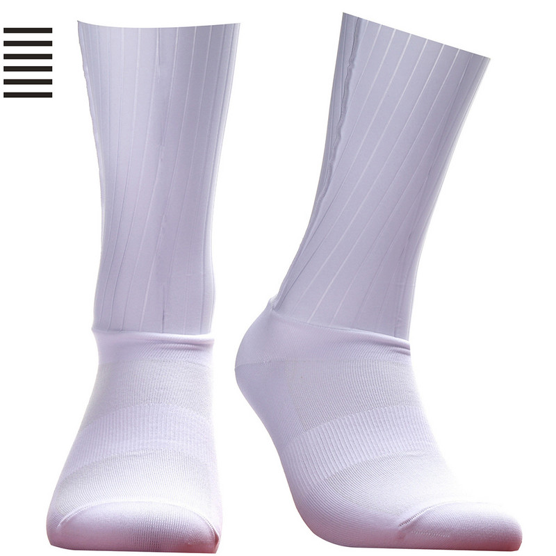 Silikona Jaunas Pretslīdes Bezšuvju Velo zeķes Vīriešu Pro Aero Zeķes Elpojošas Nodiluma Road rapha Velosipēdu zeķes Calcetines Ciclismo