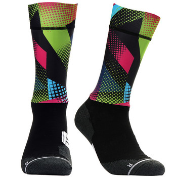 2023 Нови безшевни противоплъзгащи се чорапи за колоездене Професионални чорапи за велосипеден отбор Aero Socks Outdoor Sport Road Bicycle Compression Socks Unisex