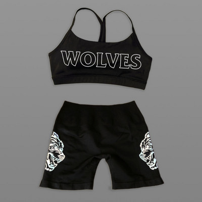 Darc Sport Suits Γυναικεία αθλητικά σορτς χωρίς ραφή Σουτιέν γυμναστικής Υψηλής ποιότητας Σετ για γυναίκες Νέο στυλ Wolf Head Tight Crossfit Sport Suits