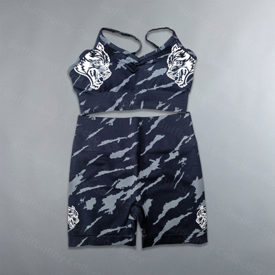 Darc Sport Suits Γυναικεία αθλητικά σορτς χωρίς ραφή Σουτιέν γυμναστικής Υψηλής ποιότητας Σετ για γυναίκες Νέο στυλ Wolf Head Tight Crossfit Sport Suits