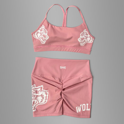 Darc Sport Suits Γυναικεία αθλητικά σορτς χωρίς ραφή Σουτιέν γυμναστικής Υψηλής ποιότητας Σετ για γυναίκες Νέο στυλ Wolf Head Tight Crossfit Sport Suits