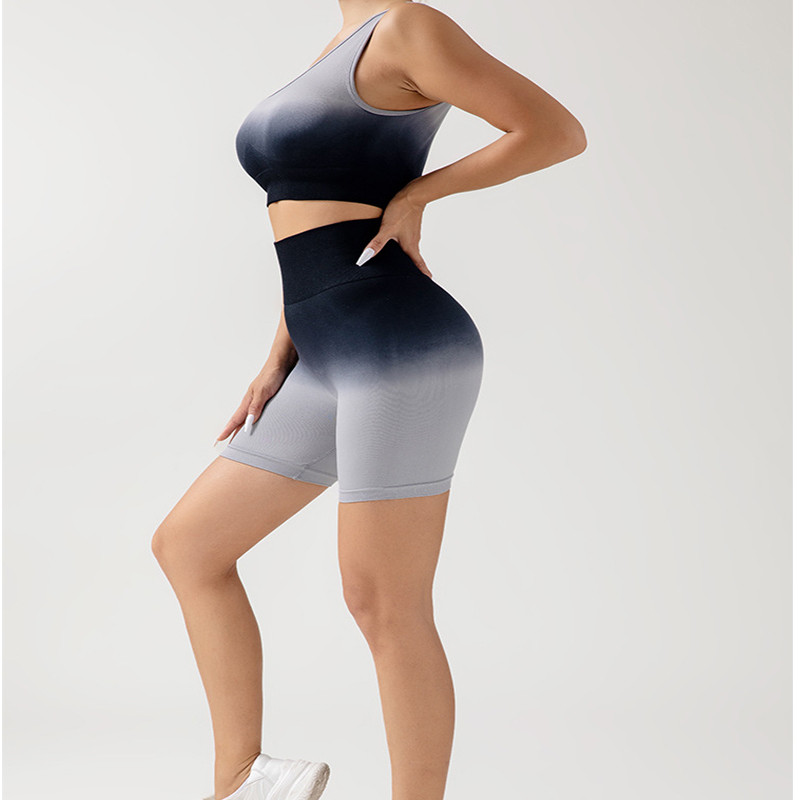 Σετ γιόγκα Γυναικεία σορτς αθλητικά σουτιέν Μπλούζες γυμναστικής για γυναικεία ρούχα Γιόγκα Κολάν γυμναστικής Σετ γυμναστικής χωρίς ραφές Σετ γιόγκα
