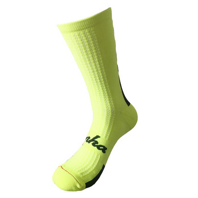 Road sport 2024 zīmols Augstas zeķes Elpojošas kvalitātes Velosipēdu Profesionālās Zeķes Āra Sporta Sacīkšu Riteņbraukšanas Zeķes 8 krāsas