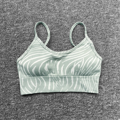 1/2/3 ΤΕΜ Σετ Zebra Yoga Seamless Set Γυναικεία Crop Top Σουτιέν Scrunch Κολάν αθλητικό κοστούμι γυμναστικής Φορέστε ρούχα γυμναστικής Σετ προπόνησης