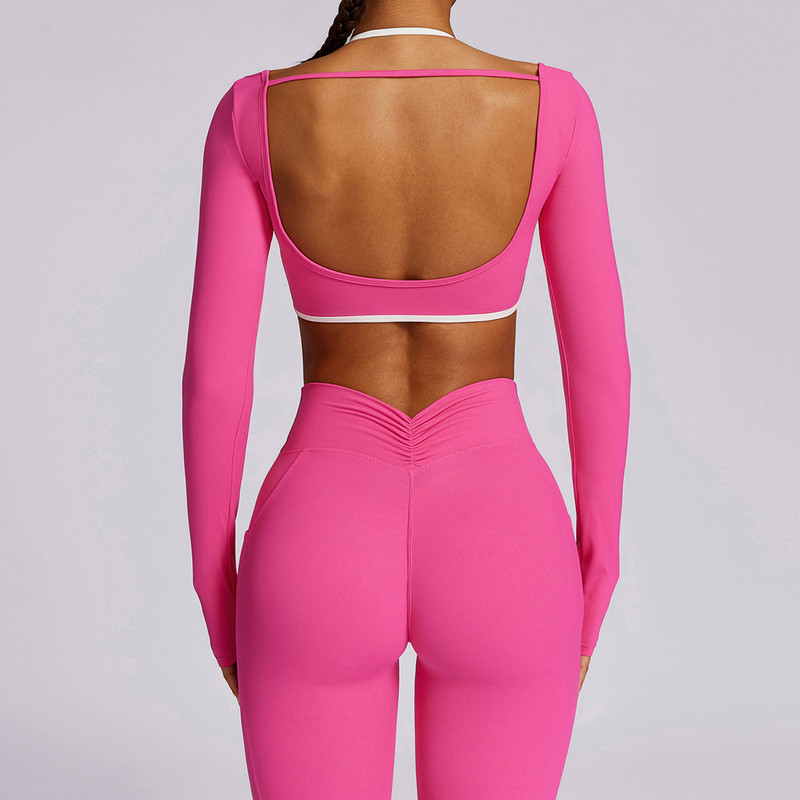 Jogas uzvalks, 2 dab. sieviešu, seksīgs, cieši pieguļošs fitnesa sporta komplekts, vingrošanas krūšturis, elastīgs ar augstu vidukli, legingi, sieviešu deju sporta apģērbs