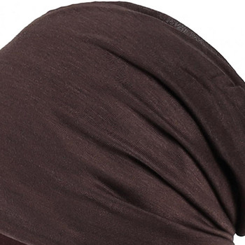 Ανοιξιάτικα καπέλα Fall Skull Beanie Baggy Unisex Solid Elastic Thin Protective Street Dance Brimless Running Beanie Hat Headwear