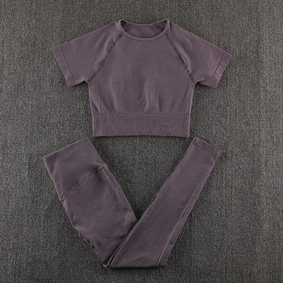 Bezšuvju jogas komplekts sporta apģērbs sporta zāles apģērbs treniņu apģērbs sievietēm treniņtērps sporta zāles komplekts sporta apģērbs fitnesa tērps