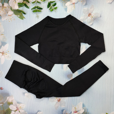 Õmblusteta joogakomplekt Treeningriietus naistele Spordirõivad 2/3/4-osalised fitness-ülikonnad Spordirinnahoidja Pikad Särgid Retuusid Komplektid Jõusaaliriided