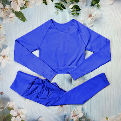 Õmblusteta joogakomplekt Treeningriietus naistele Spordirõivad 2/3/4-osalised fitness-ülikonnad Spordirinnahoidja Pikad Särgid Retuusid Komplektid Jõusaaliriided