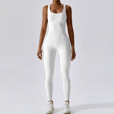 2024 Pad Seamless Sport Set Yoga Γυναικεία Romper Fitness Bodysuit Workout Legging Ολόσωμη φόρμα γυμναστικής σορτς Active Wear Suits