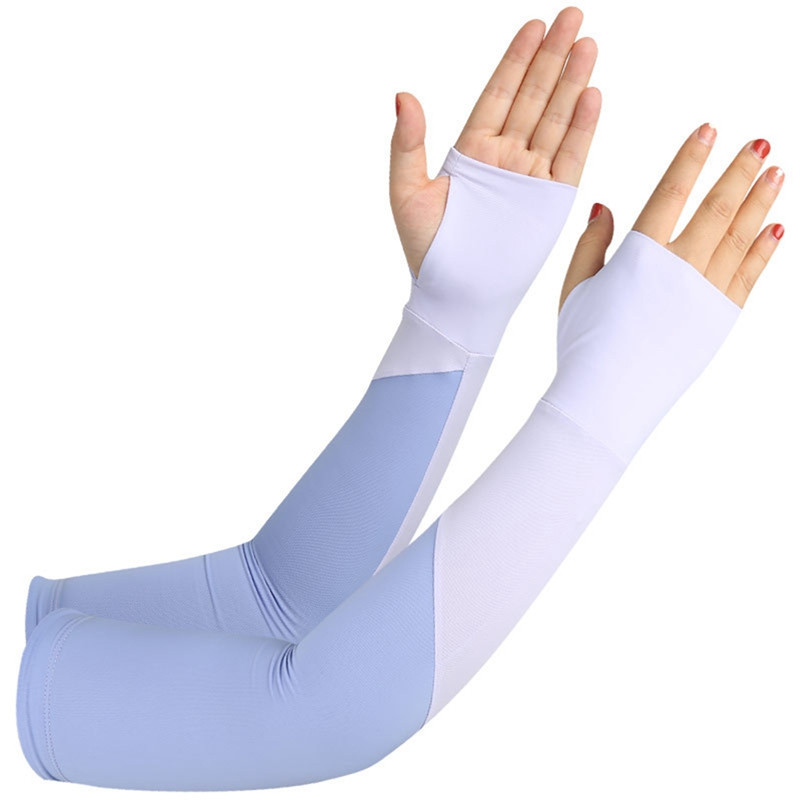 Päikesekaitsevarrukas Poole sõrmega pikad kindad jahutavad siidist jäävarrukad jalgrattasõiduks kalapüügiks jooksmiseks roniks matkamiseks sport