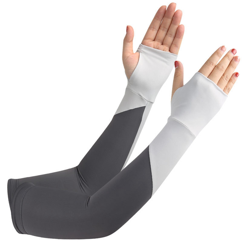 Päikesekaitsevarrukas Poole sõrmega pikad kindad jahutavad siidist jäävarrukad jalgrattasõiduks kalapüügiks jooksmiseks roniks matkamiseks sport