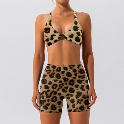 Quick Dry joogakomplektid Jõusaalikomplekt Seksikas rinnahoidja booty lühikesed püksid, spordiülikond, naiste riietus.