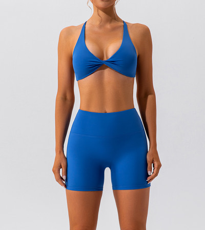 Quick Dry joogakomplektid Jõusaalikomplekt Seksikas rinnahoidja booty lühikesed püksid, spordiülikond, naiste riietus.