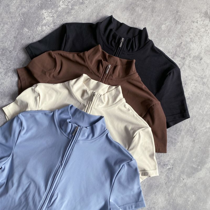 Naiste tõmblukuga ühes tükis sportlik kombinesoon hingav Quick Dry joogakomplekt Treeningriided naistele Naiste spordirõivad jõusaali Body