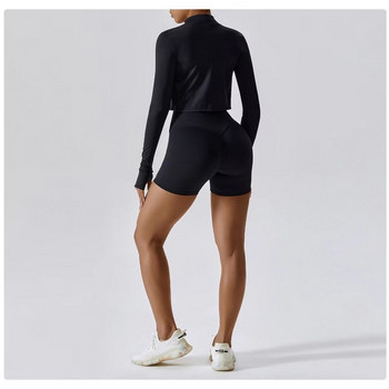3 τεμ. Αναπνεύσιμο Quick Dry Sport Σετ γιόγκα Άνετη στολή Ρούχα γυμναστικής για γυναίκες Γυναικεία ρούχα προπόνησης τρεξίματος Αθλητικά ρούχα