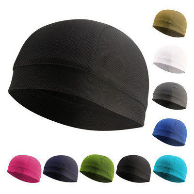 Vīrieši Sieviešu āra skriešanas slēpošanas cepures āra sporta sieta cepures Beanie Velosipēds Braukšana Skriešana Vēja necaurlaidīga cepure ķiveres uzlikas vāciņi